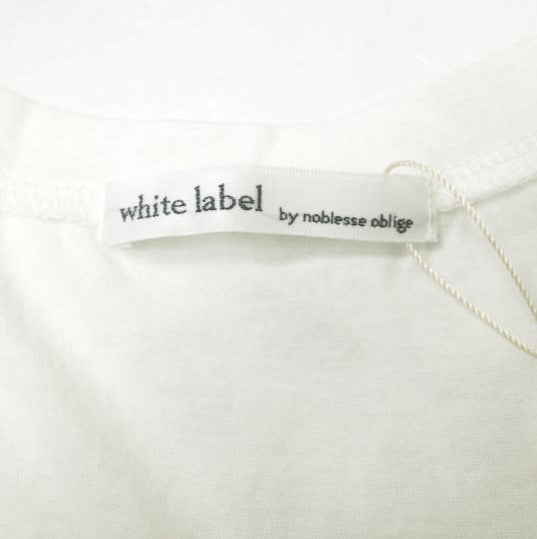 white label by noblesse oblige OB08001 コットン 長袖 Tシャツ