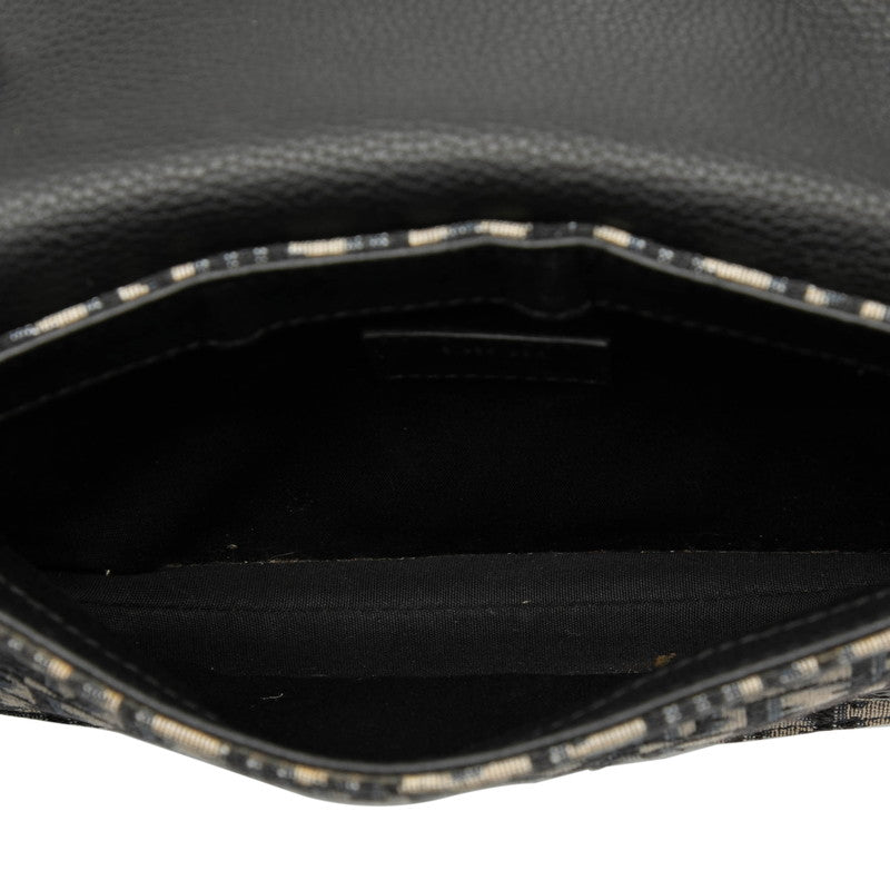 Dior サドル オブリーク キャンバス レザー 2way バッグ