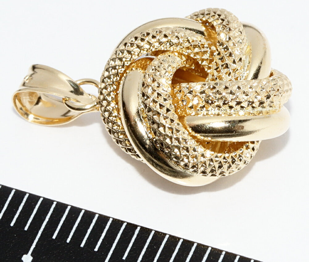 UNOAERRE ラブ ノット Au750 ペンダント