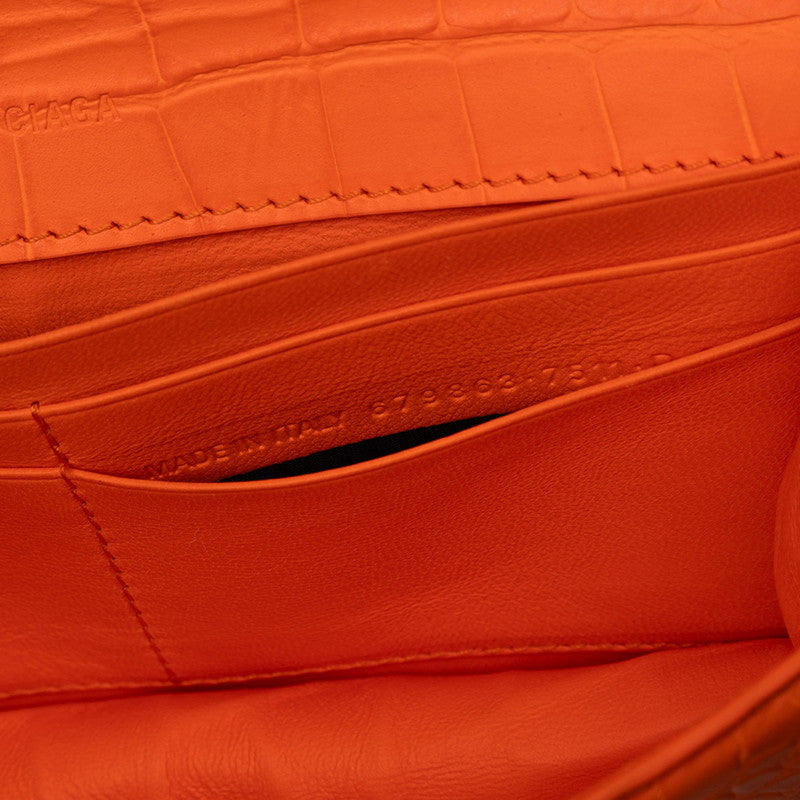 バレンシアガ ゴシップ レザーショルダーバッグ
