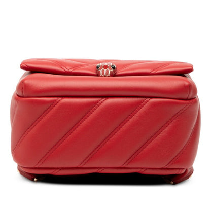 ブルガリ セルペンティ フォーエバー カボション レザー バックパック