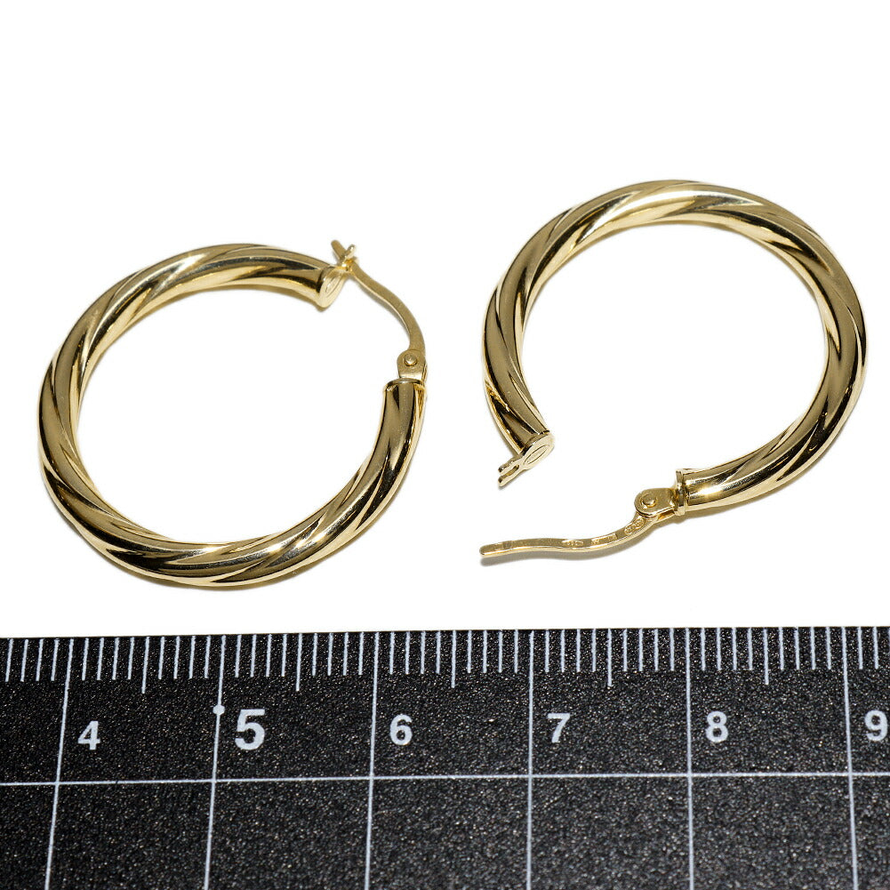 ウノアエレ フープピアス K18YG ピアス
