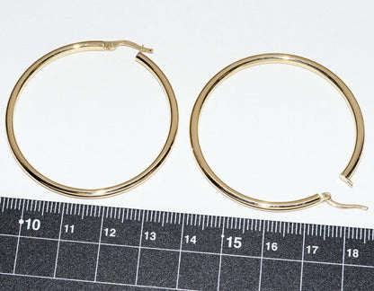 Au750フープピアス