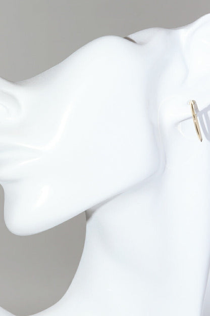 Au750 フープ ピアス