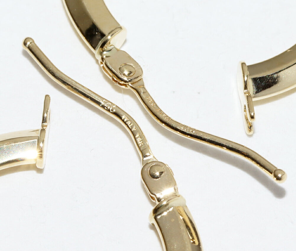 Au750 フープ ピアス