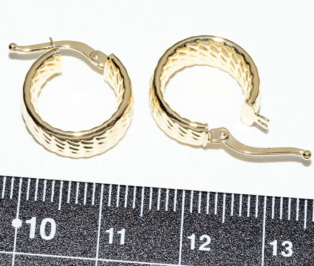 Au750 フープ ピアス