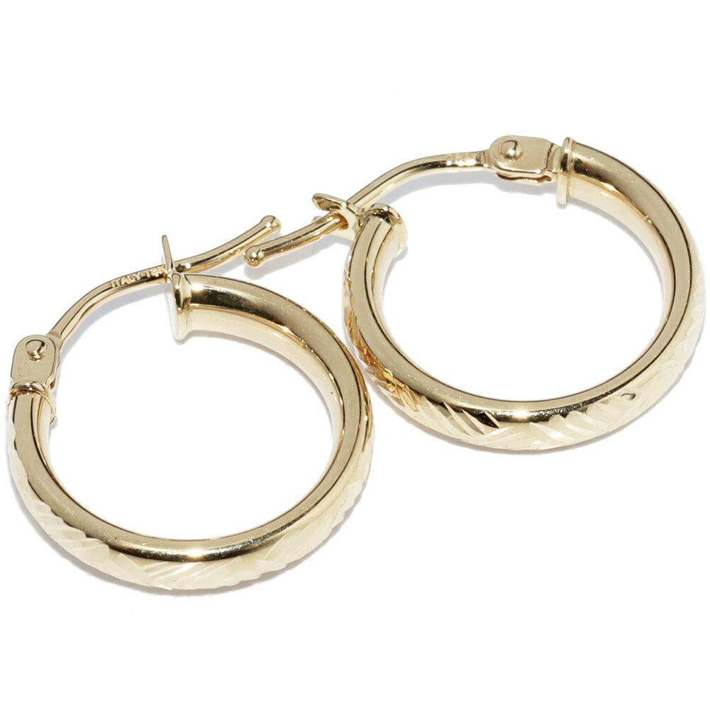 Au750 フープ ピアス