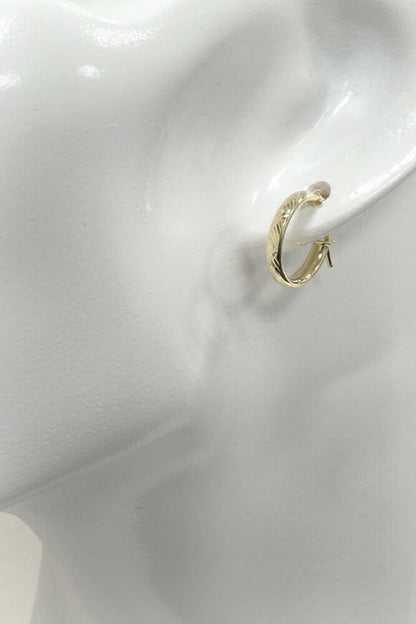 Au750 フープ ピアス