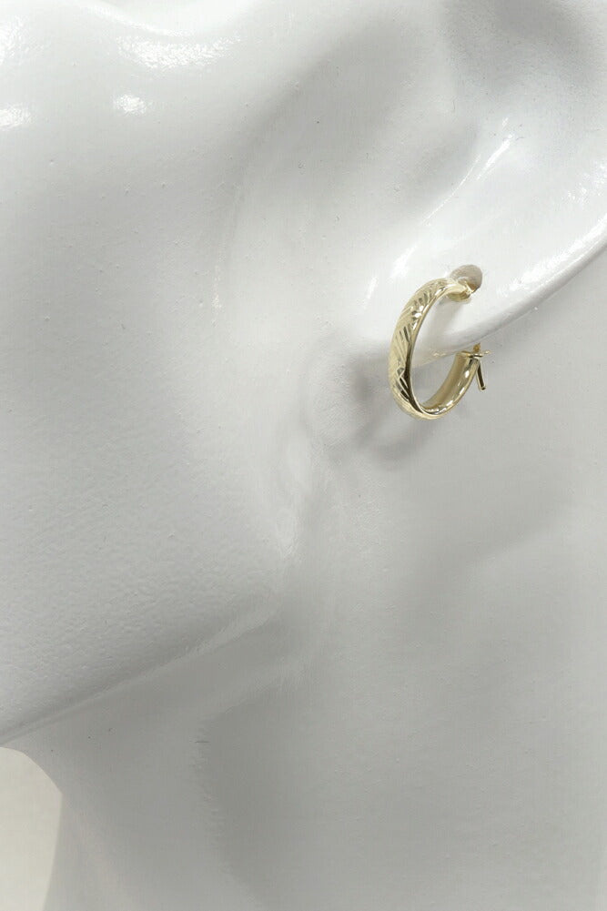 Au750 フープ ピアス