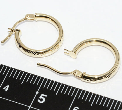 Au750 フープ ピアス