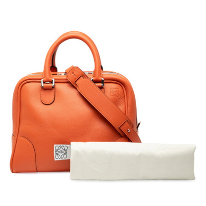 ロエベ アマソナ 75 アナグラム ロゴ レザー 2way バッグ