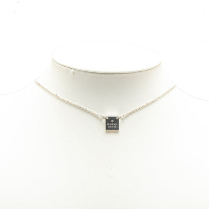 グッチ ロゴプレート SV925ネックレス