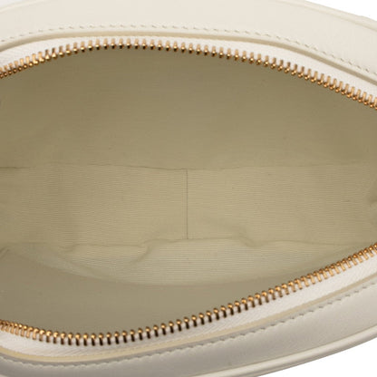 セリーヌ C チャーム レザー ショルダーバッグ