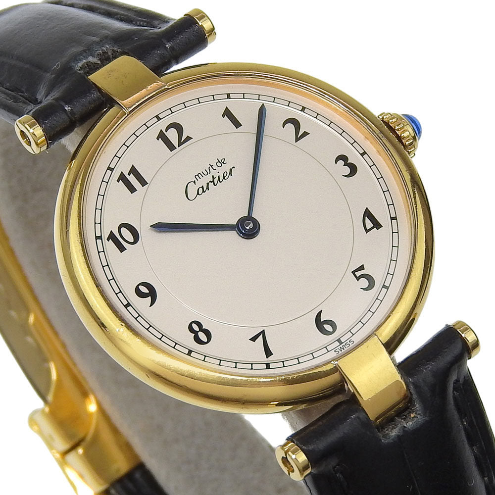 カルティエ マストヴァンドーム ヴェルメイユ シルバー925 クオーツ