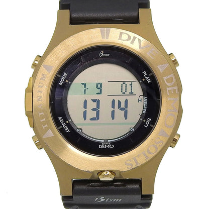 DIVE DEMO SOLIS 4GS ラバー チタン デジタル腕時計