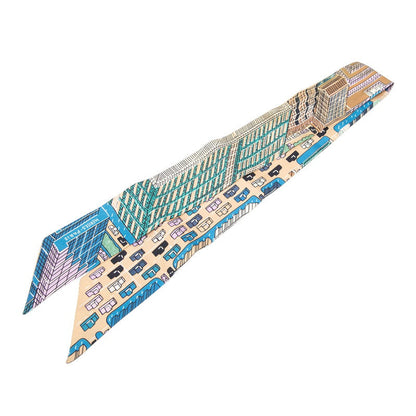 エルメス PANTIN CITY シルク スカーフ