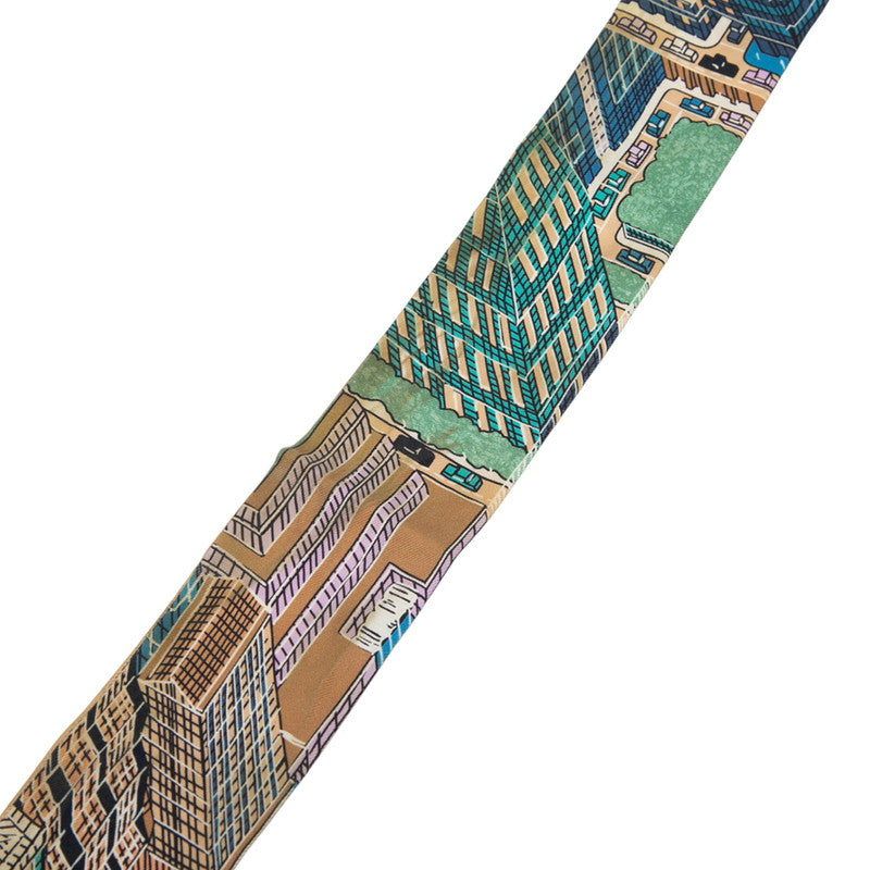 エルメス PANTIN CITY シルク スカーフ