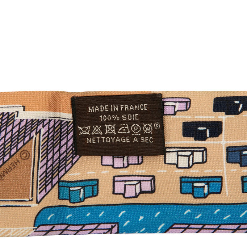 エルメス PANTIN CITY シルク スカーフ