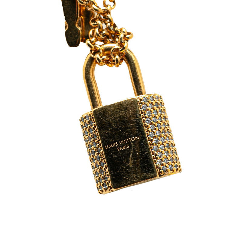 ルイヴィトン LV パドロック ペンダント ネックレス