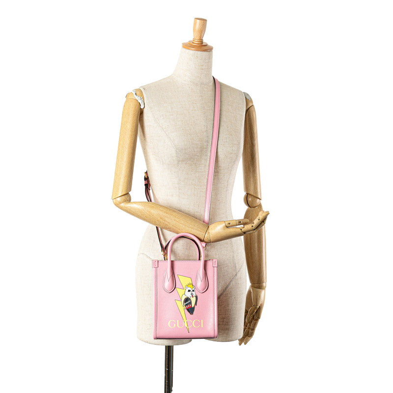 グッチ×ばなにゃ レザー2wayバッグ