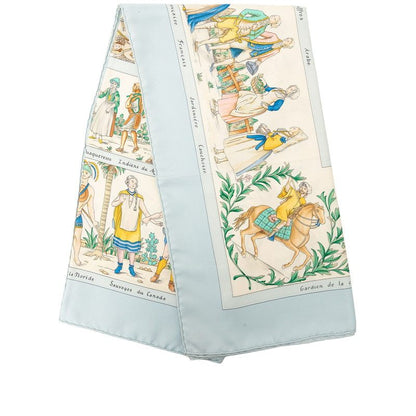 エルメス COSTUMES CIVILS ACTUELS シルクスカーフ