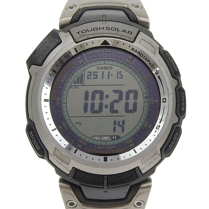 カシオ PRO TREK ステンレススチール 腕時計