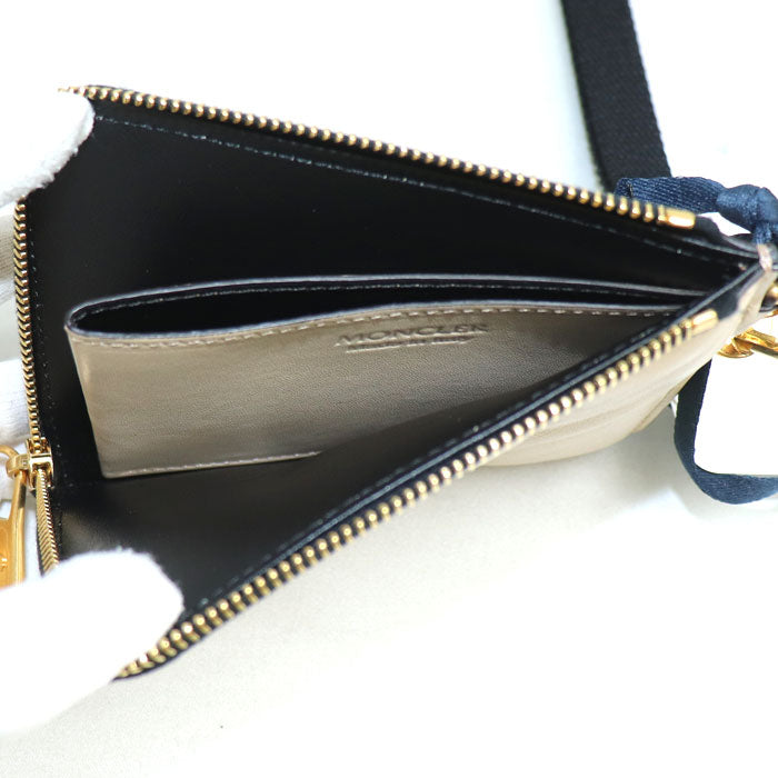 モンクレール FLAT WALLET SMALL レザー2wayウォレット