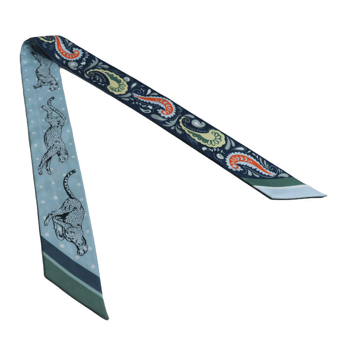 エルメス GUEPARDS BANDANA シルクスカーフ
