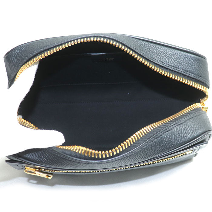 TOM FORD シングルジップレザーポーチ