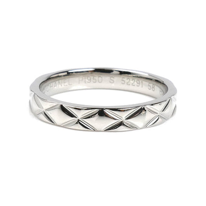 シャネル マトラッセ Pt950 プラチナ リング サイズ 17