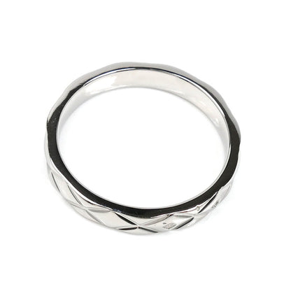 シャネル マトラッセ Pt950 プラチナ リング サイズ 17