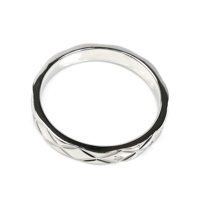 シャネル マトラッセ Pt950 プラチナ リング サイズ 17