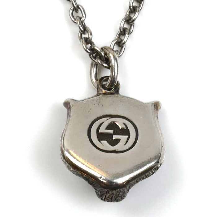 グッチ タイガー ヘッド シルバー 925 ネックレス