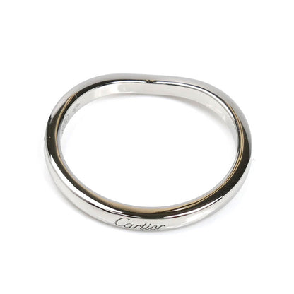 カルティエ バレリーナ カーブ Pt950 プラチナ ダイヤモンド リング サイズ 11