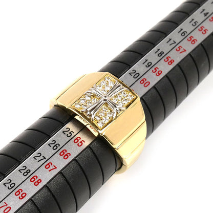 Au750 Pt900 ダイヤモンド リング