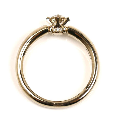 Kashikey ソリティア K18BG ダイヤモンド リング