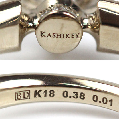 Kashikey ソリティア K18BG ダイヤモンド リング