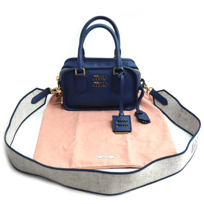 ミュウミュウ レザー2wayショルダーバッグ