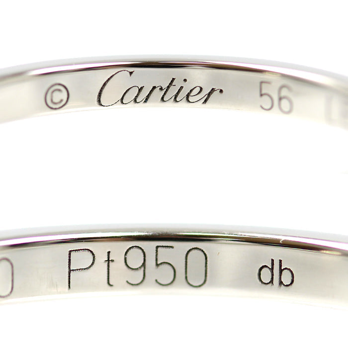 カルティエ バレリーナ Pt950プラチナ リング 15.5号