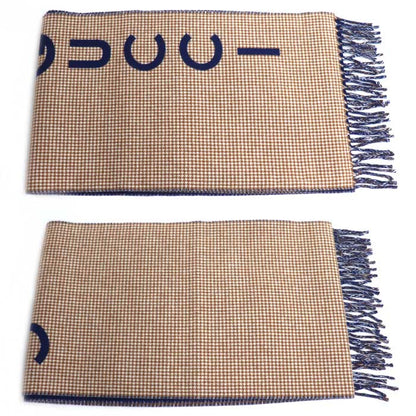 グッチ ロゴ ウールカシミヤ マフラー