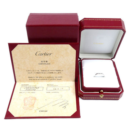 カルティエ バレリーナカーブ Pt950 ダイヤモンドリング 9号