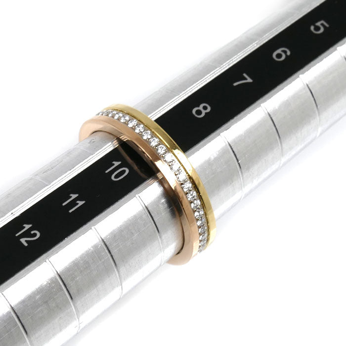 カルティエ ヴァンドーム トリニティゴールド ダイヤモンド リング 49号