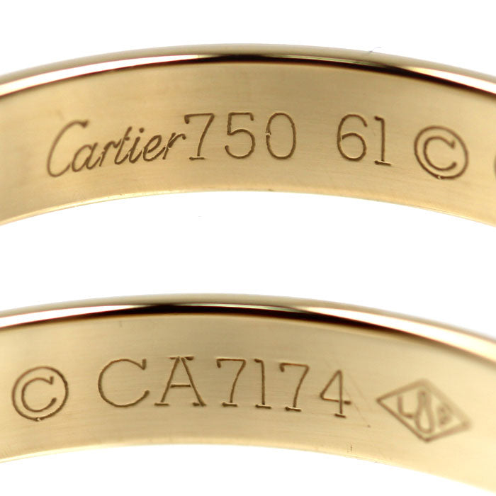 カルティエ 1895ウェディング Au750 リング 20.5号