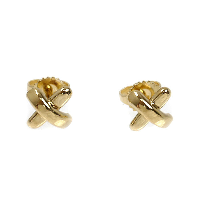 ティファニー クロスステッチ Au750 ピアス