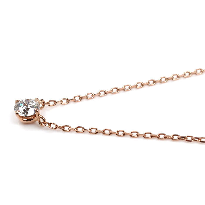 ヴァンドーム青山 キャトル Au750ピンクゴールド ダイヤモンドネックレス