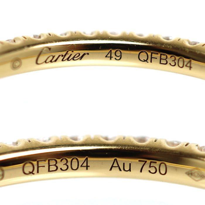 カルティエ エタンセル ドゥ カルティエ Au750 ダイヤモンドリング 49号