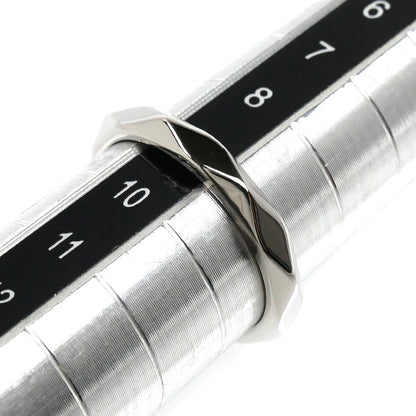 ブシュロン ファセット Pt950 プラチナ ダイヤモンド リング 9号