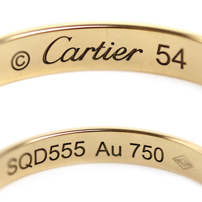 カルティエ 1895 ウェディング Au750 ダイヤモンドリング 14号