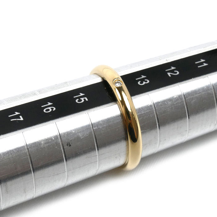 カルティエ 1895 ウェディング Au750 ダイヤモンドリング 14号