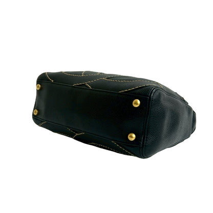 シャネル キャビア レザー ハンドバッグ